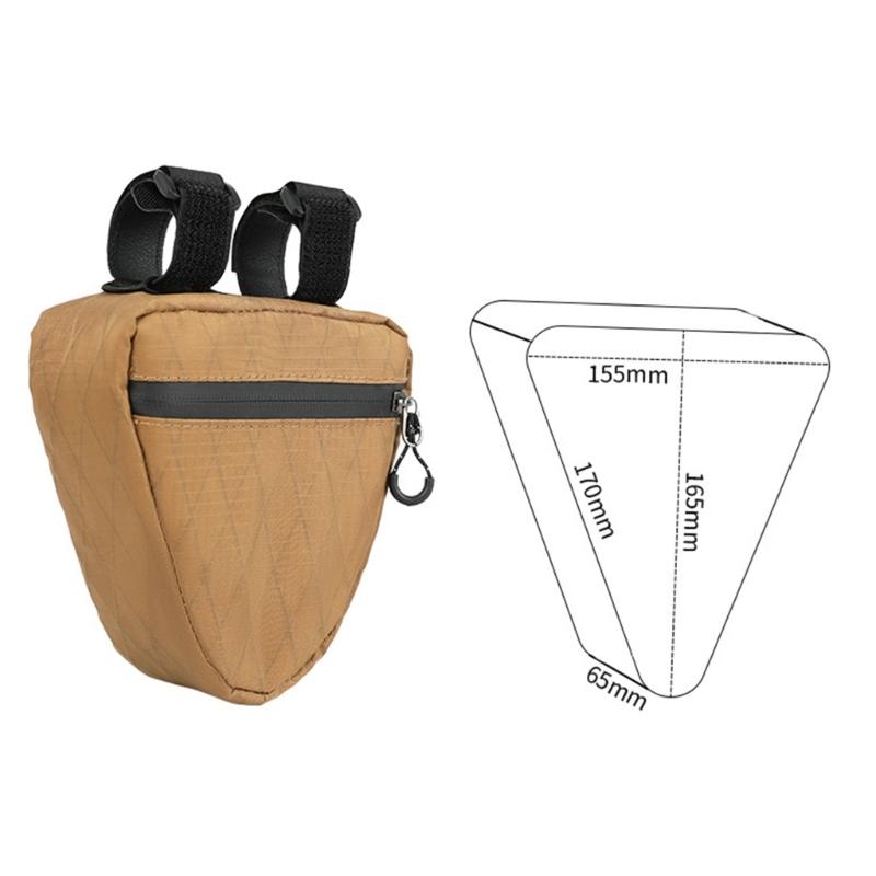 Fahrräder Vordertasche Fahrrad Vordersatteltasche Fahrräder Vordere Oberrohrtaschen Dreieckige Aufbewahrungstasche für Mountainbike