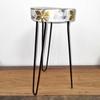 Plant Stand Whitewash Albasia Wood