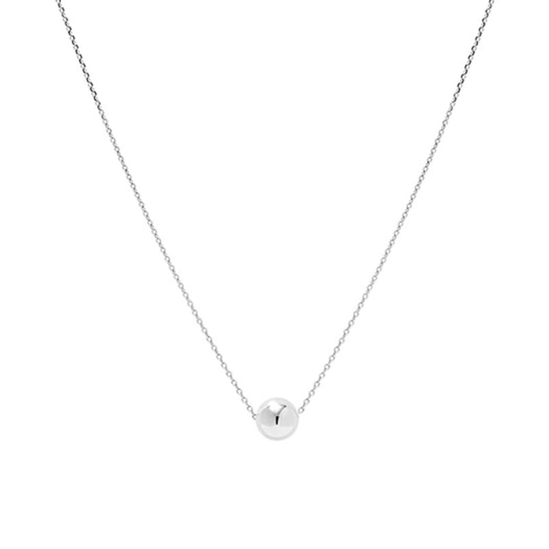 Verte [925 Silver] Un.silver.173 / Simple Ball Necklace