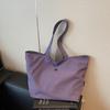 Commuter Shoulder Bag Handbag Women's Solid Color Tote Bag