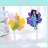 Elegant Princess Tinkerbell Fairy Action Figures For Magical Cake Toppers Set Of 6