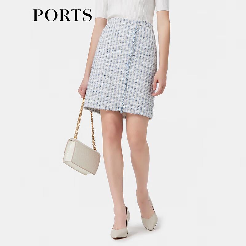 PORTS Women's Elegant Tweed Skirt