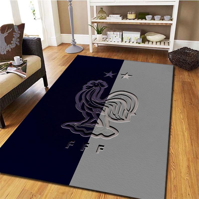 France National Football Team Carpet Rug for Living Room Bedroom Home Sofa Decoration,Kids Play Non-slip Floor Mat