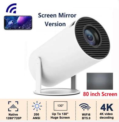 2024 FGHGF HY300 Android Wifi Smart Portable Projector 1280 720P Full HD Office Home Theater Video Mini Projector