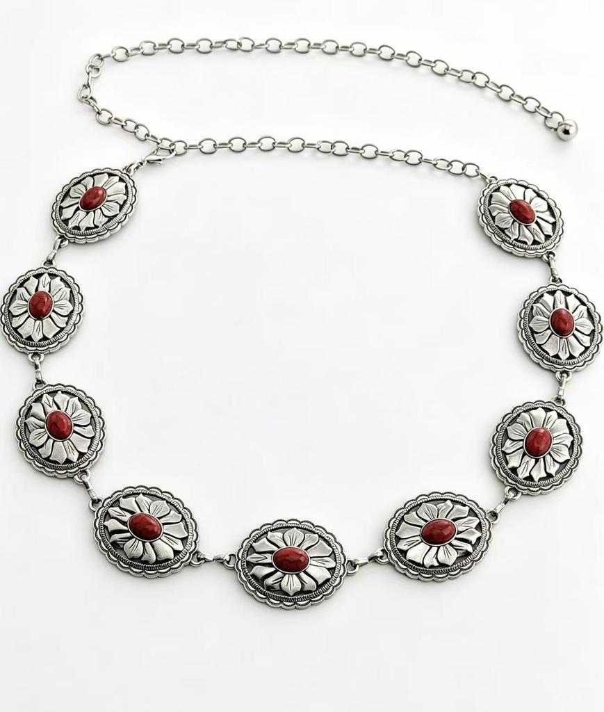 Bohemian Silver Vintage Waist Chain for Women – Chic, High-End Summer Accessory Belt