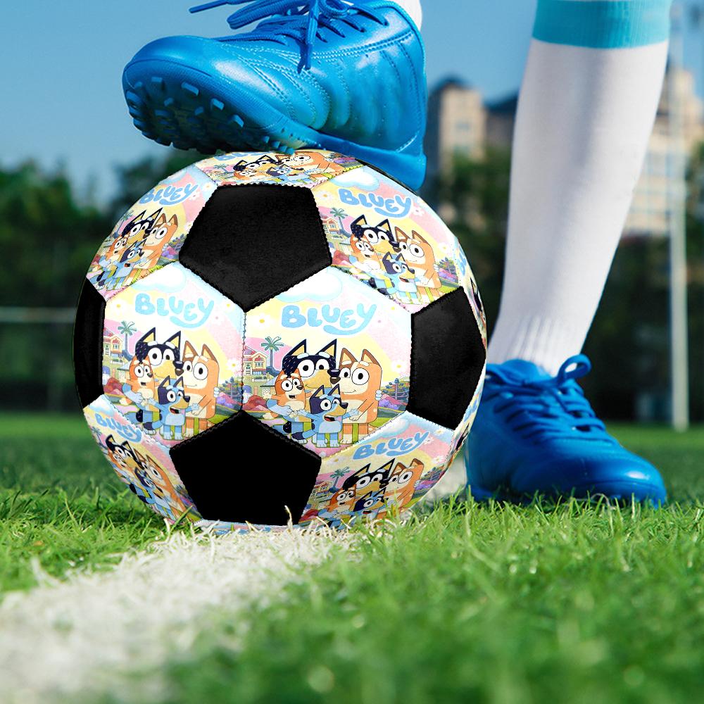 Bluey Theme Size 5 Soccer Ball, Suitable for Both Indoor and Outdoor Matches, a Gift Suitable for Everyone.