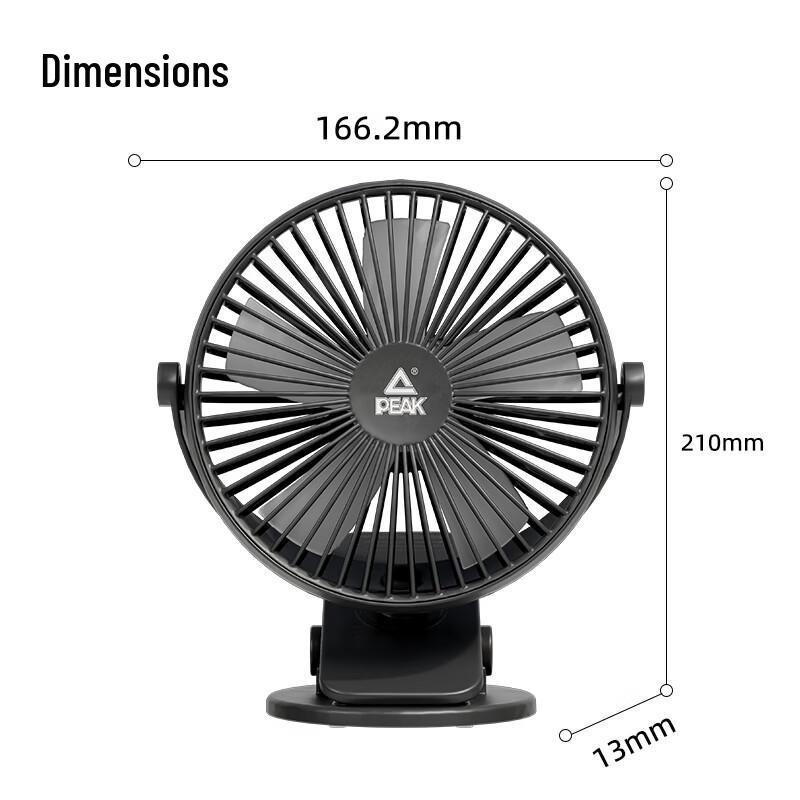 Peak 6-inch Desktop USB Fan