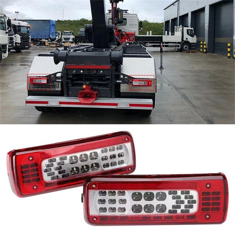 Powerful Right Rear Brake Signal Light 24V LED Tail Lamp With Buzzer 82483073 For Volvo Trucks Series FM450 FM460 FMX500 Accesso