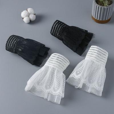 Black Fake Cuff Detachable Lace Cuff New False Sleeve Cuffs