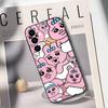 Cartoon O-Opanchu Usagi Phone Case For Samsung Galaxy A73,A72,A71,A70,A53,A52,A51,Soft Silicone Black Cover