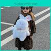 Soft Stylish Plush Bear And Bunny Toddler Backpack With Adorable Design Animal