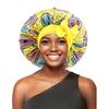 African Large Women Bonnet Satin Ribbon Sleep Cap Elastic Band Women Head Wrap Ladies Night Sleeping Cap Turban Chemo Hat