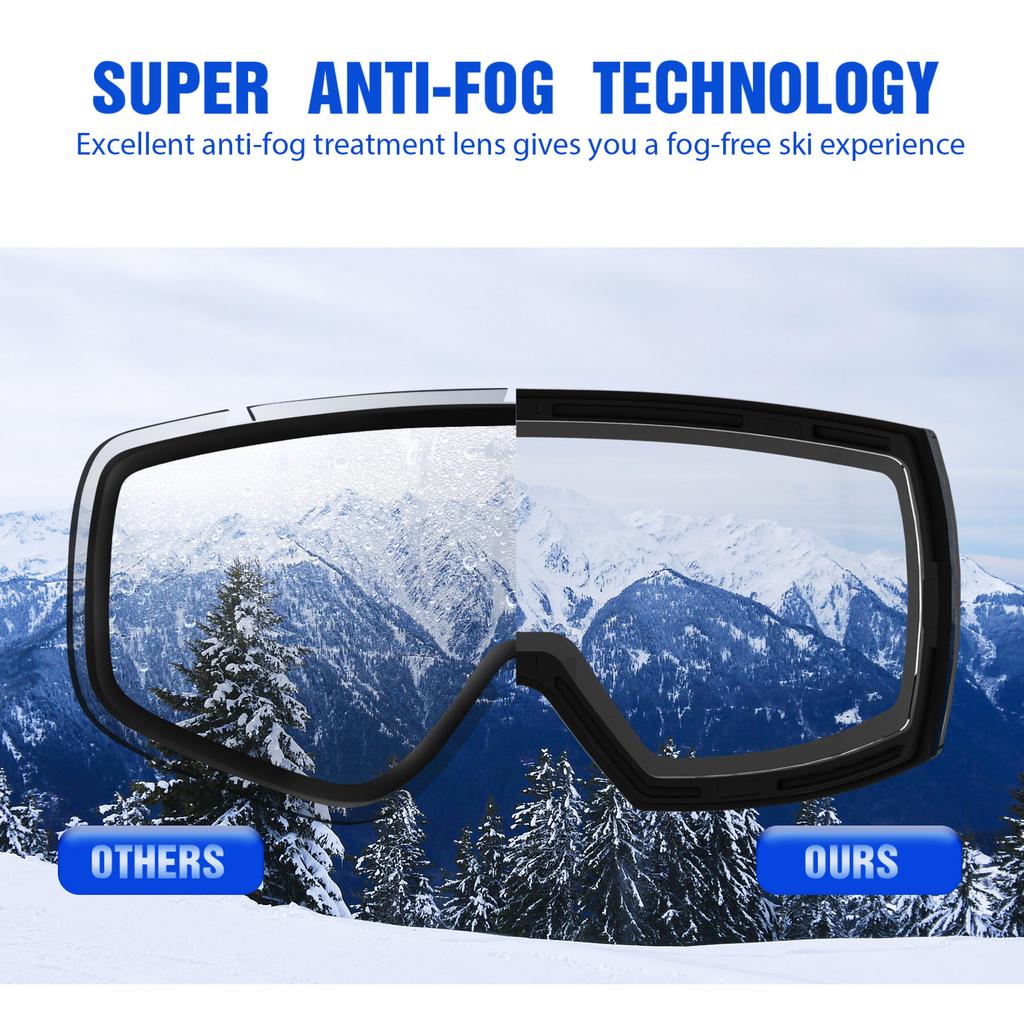 Maxjuli Ski Goggles Only Lens Anti Fog Winter Snow Sports for Men Women Youth Skiing Skating M6 Lens