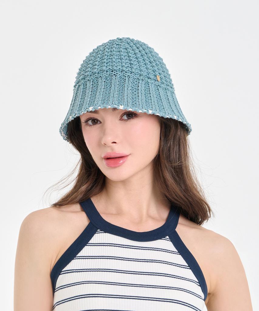 Koipeu Point Knit Bucket Hat Cf091Ht106