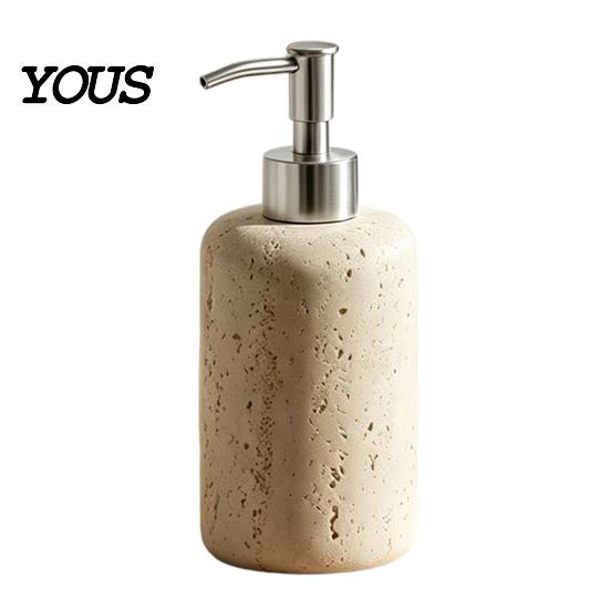 Soap Pump Bottle Resin Refillable Dispenser, Liquid Hand Shampoo Container, Countertop Empty Lotion for Bathroom Kitchen