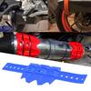 Universal Motorcycle Exhaust Pipe Protector Cover Guard Anti Hot Blue