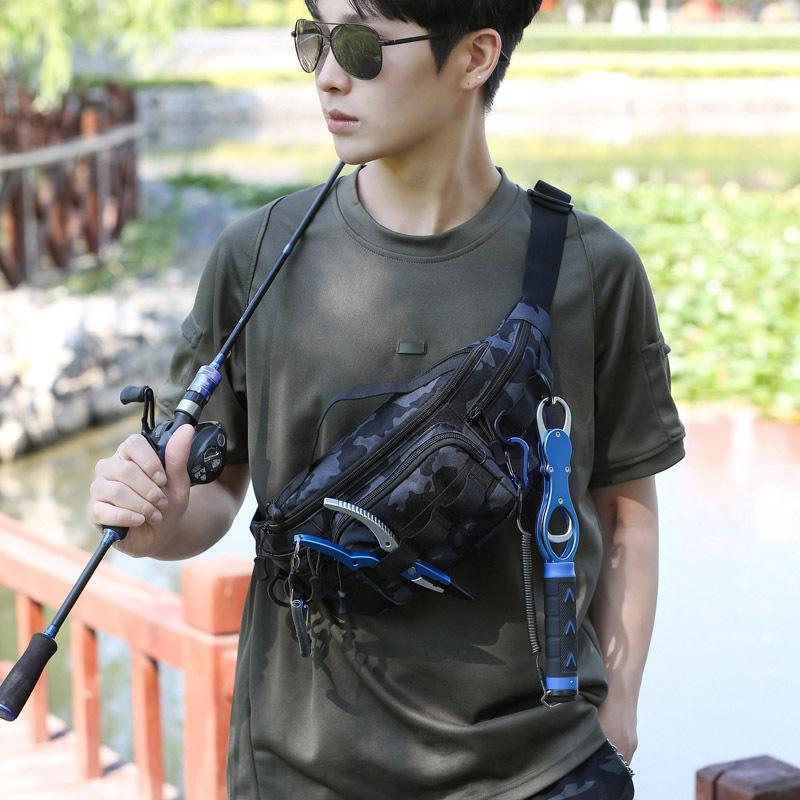 Fanny Pack Men Tactitcal Bag Camping Waist Chest Molle Bags Belt Camping Outdoor Hunting Hiking Backpack Travel Sling