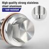 M12 M14 M16 M18 M20 Magnetic Oil Pan Plug Magnetic Sump Drain Nut Bolt  Engine Oil Change