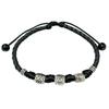 2024 Korean Style Casual Leather Rope Anklets for Couples - Handmade Foot Jewelry for Men & Women