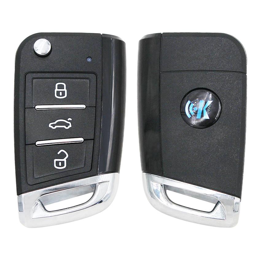 5pcs KD B15 Universal Remote Key 3 Buttons for Volkswagen Style Keydiy B Series Car Key for KD900 Kd-x2 KD Mini Key Programmer
