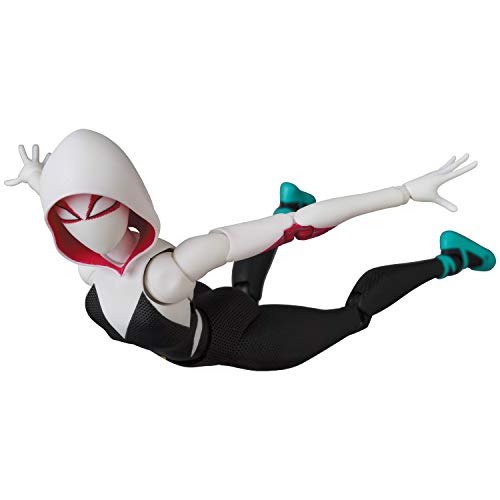 Medicom Toy MAFEX No. 134 Spider-Gwen (GWEN STACY) Action Figure, Approximately 140mm Tall, Pre-painted