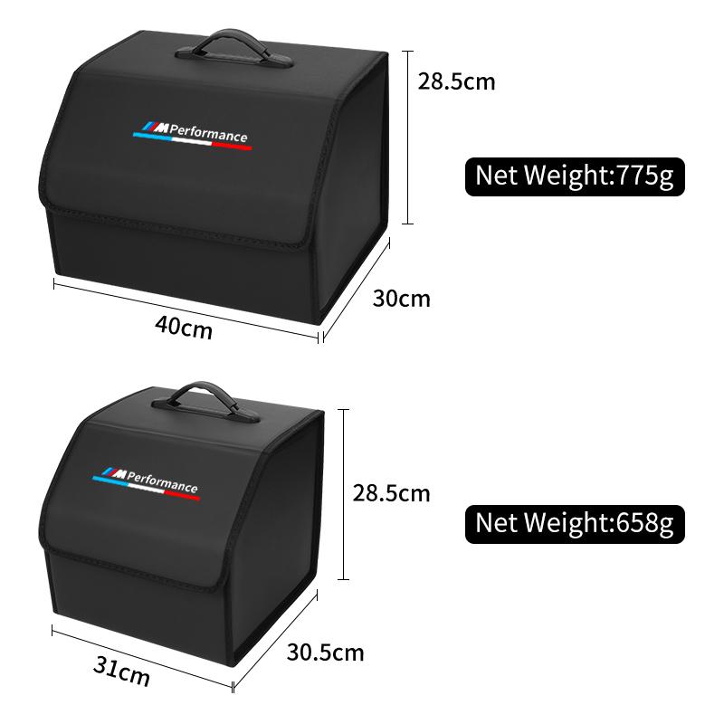 2025 Hot Car Trunk Storage Bag Leather Camping Box For BMW Performance X1 X3 X5 E39 E46 E90 F20 E60 F30 E36 F10 E87 E70 E91 E30