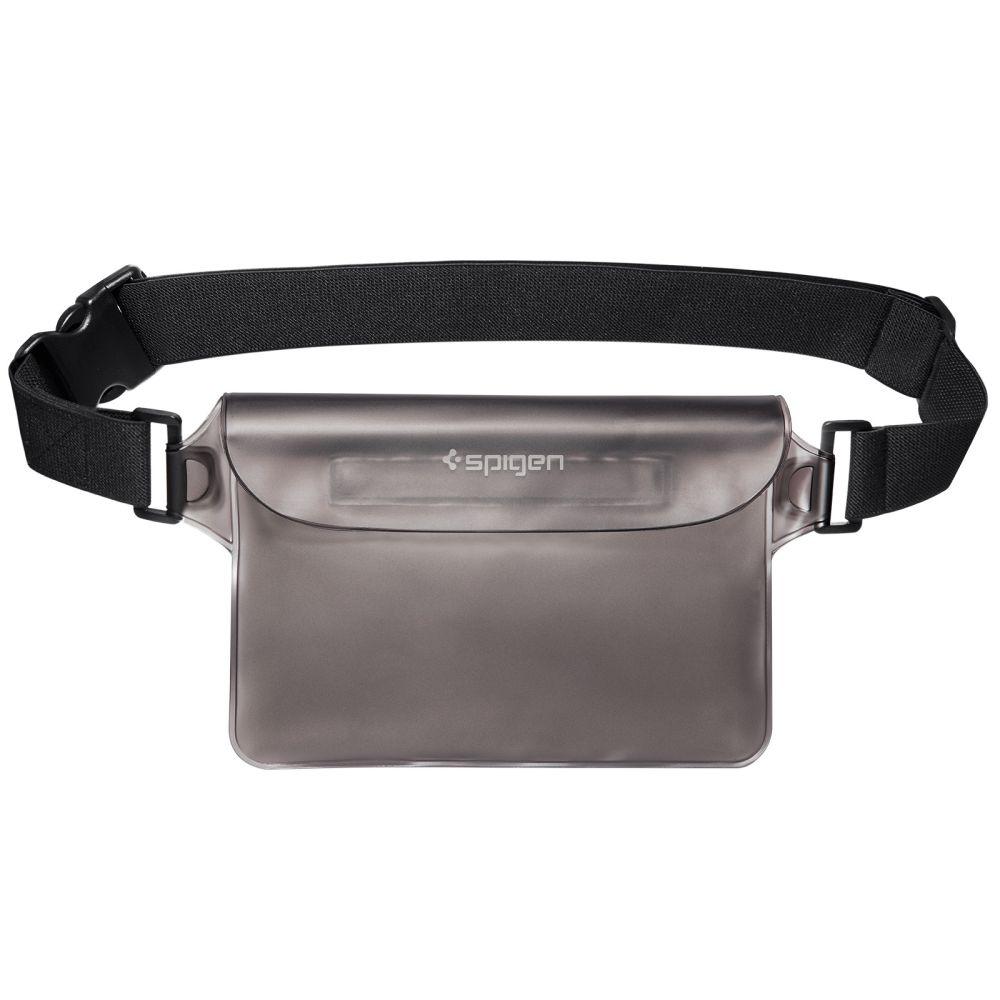 Spigen Aqua Shield A620 Waterproof Waist Bag Set (2 Pack) - Black, IPX8 Rated