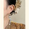 Elegant Chinese Style Freshwater Pearl and Crystal Tassel Earrings for Beach Vacations