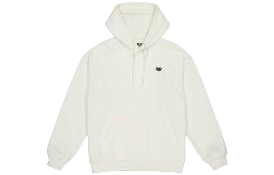 New Balance Sweatshirts Men s White Hooded Moderate Regular NCD42071-IV L