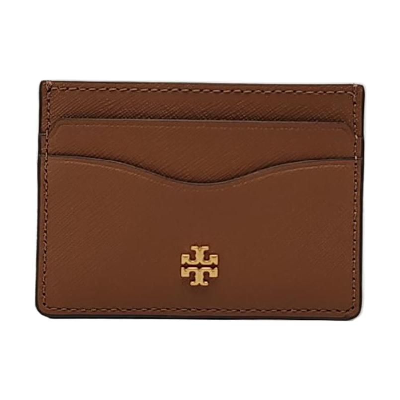 [Pre-Owned] Brown Leather Card Holder - Excellent #EES9TA ONE SIZE