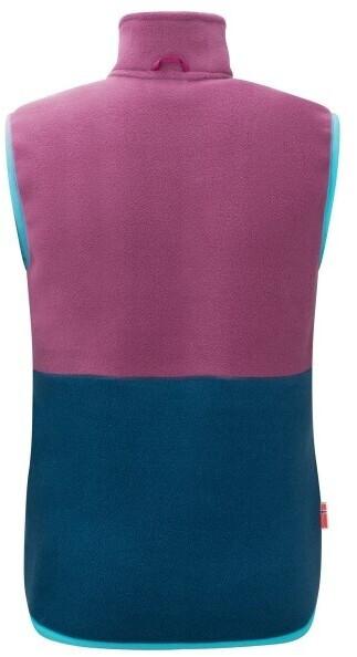 Jacket Trollkids Kjerag Vest Fleece Waistcoat Mauve Navy