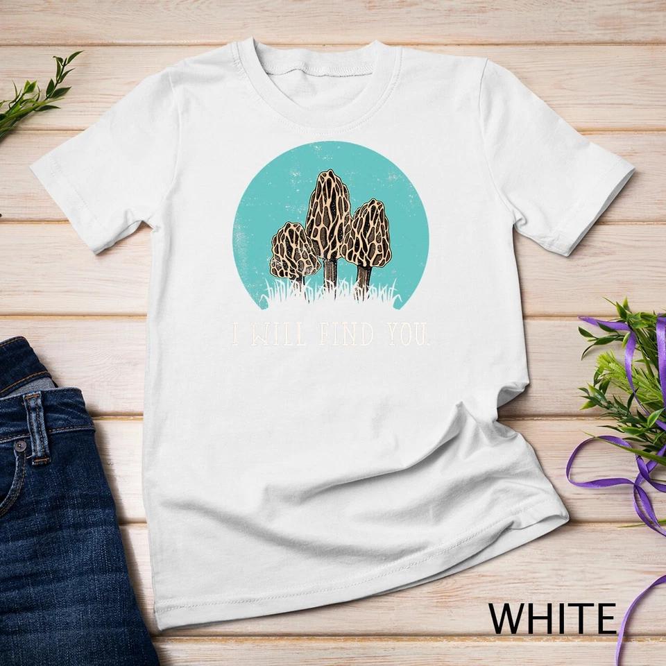 Hunting Morel Mushroom T-Shirt Unisex T-shirt 8 M