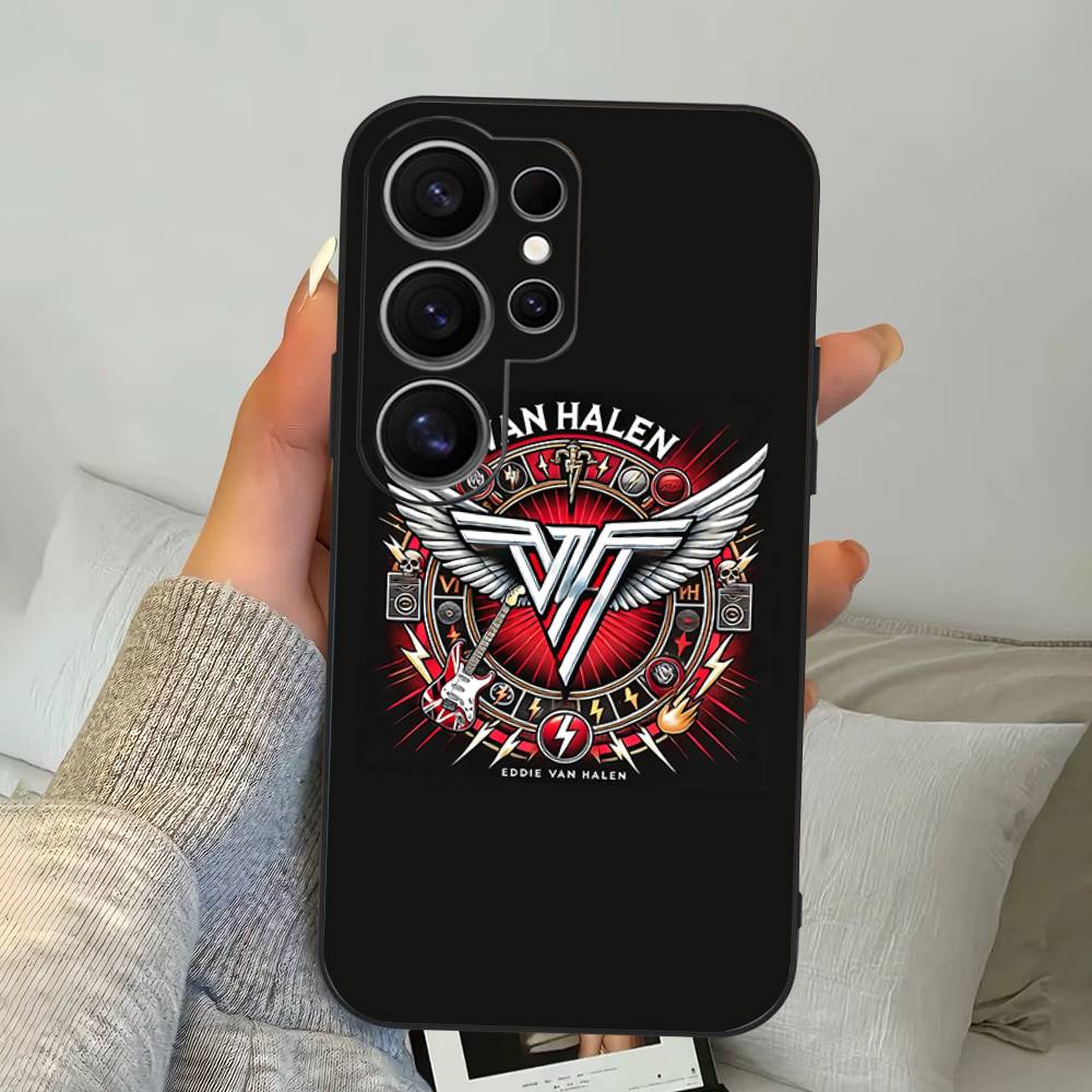 

E-Eddie Van H-Halen Singer Phone Case For Samsung S 24 Fe 25 Ultra Plus 20 Lite 21 30 22 23 24 22 Ultra 5G Fundas Samsung S20 5G
