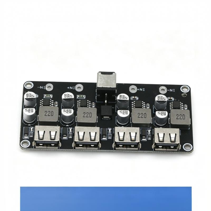 Usb Qc3.0 Usb Dc-Dc Converter Charging Step Down Module 12V 24V To Fast Quick Charger Circuit Board 5V