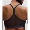 Lululemon Flow Y Mid Support Bra Logo  B C Cup BlaCk