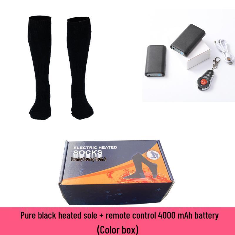 Rechargeable Electric Heated Socks - Unisex Winter Foot Warmers