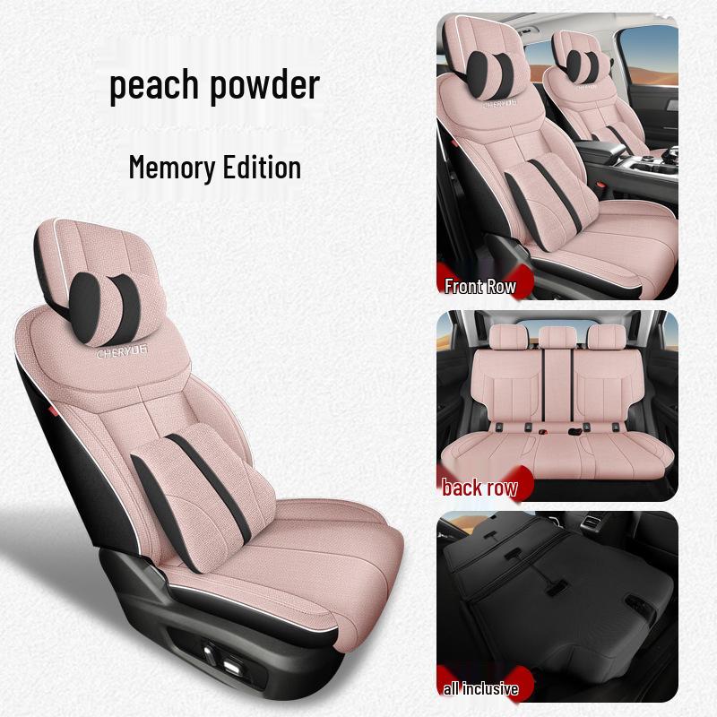 Chery Explore 06 Universal Five-Seat Linen Car Seat Cushion Cover for All Seasons