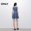 Only Women's A-Line Lycra Blend Denim Mini Dress