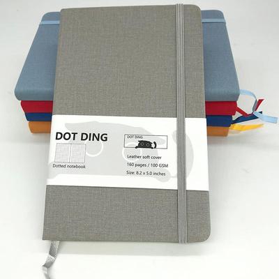 Cloth-Covered Bullet Dot Journal Notebook
