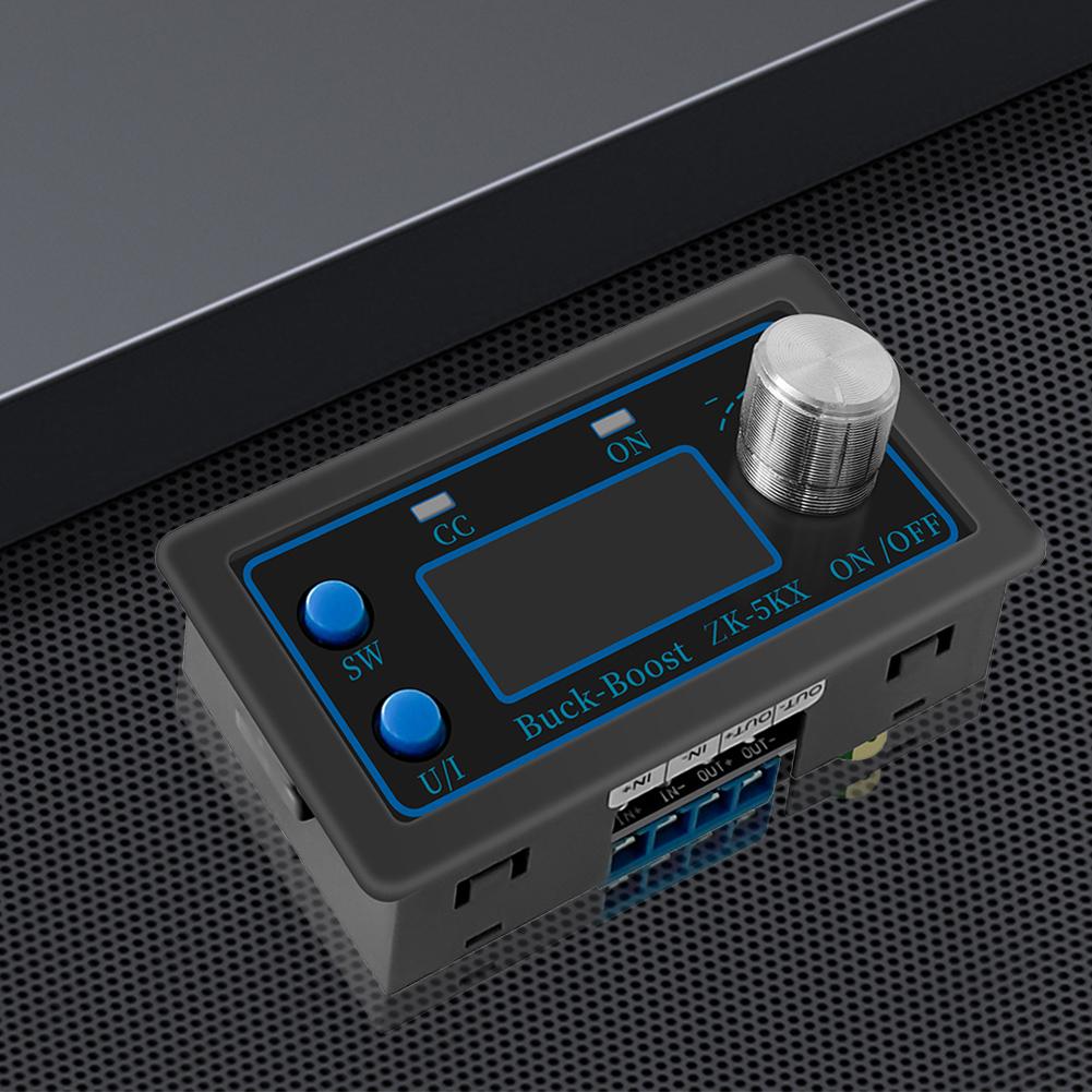 ZK-5KX Step Up Down Power Module 5A Max Adjustable Regulated Laboratory Power Supply 80W LCD Display for Electronic Equipment