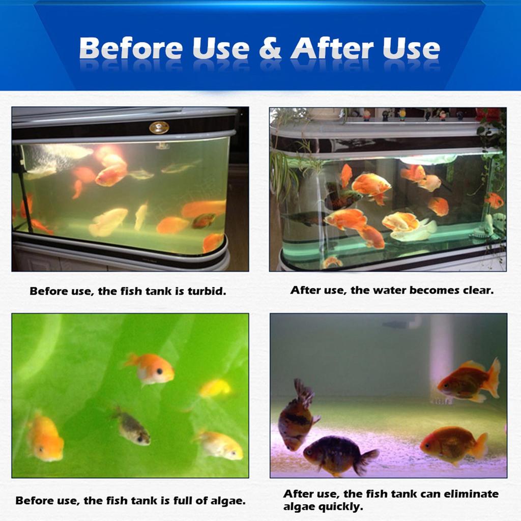5W Submersible UV Light Sterilizer Sterilizing Lamp for Aquarium Fish Pond Water Disinfection Treatment