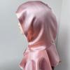 Silk Night Silk Thermal Hair Hat Hood fällt erst in der Nacht ab, verhindert, dass die Klimaanlage ein schönes, feuchtigkeitsspendendes Haar hinterlässt [RUNQIU] Kappe, Kappe, Band,
