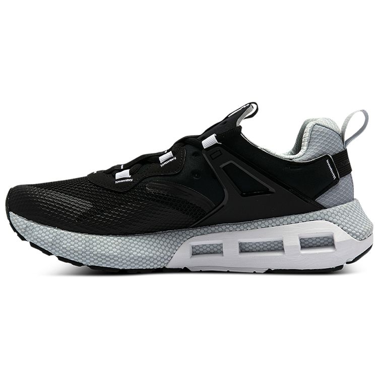 Under Armour HOVR Mega 1 Movement Durable Mesh Low Top Casual Running Shoes Men Sneaker Black Gray 3023594-005