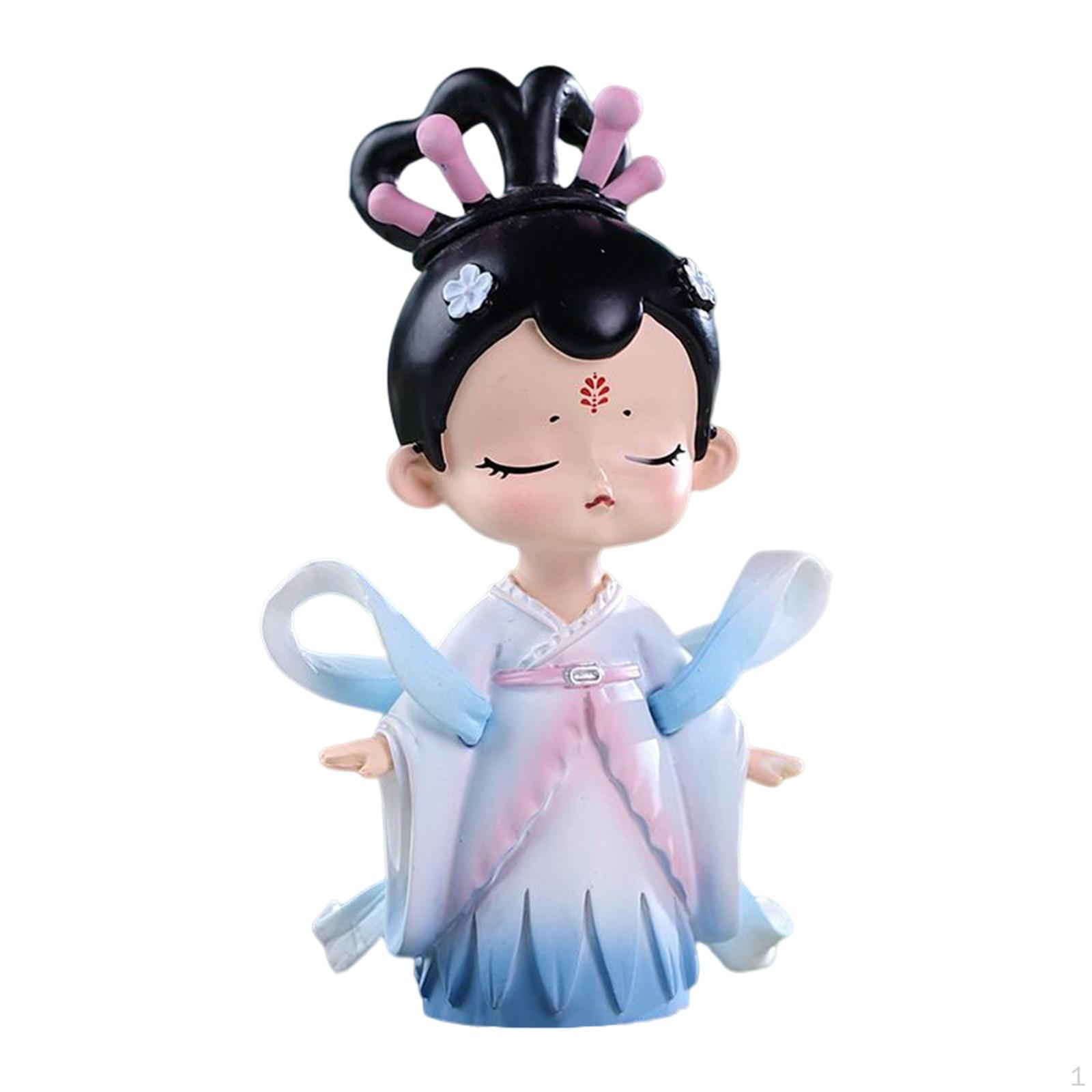 Ancient Girl Figurines Resin Crafts Handicrafts for Home Decor styleC