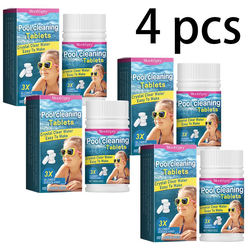Pool Cleaning Slow-Release Tablets Pool Water Decontamination Deodorizing Cleaning Multi-Purpose Cleaning Effervescent Tablets
