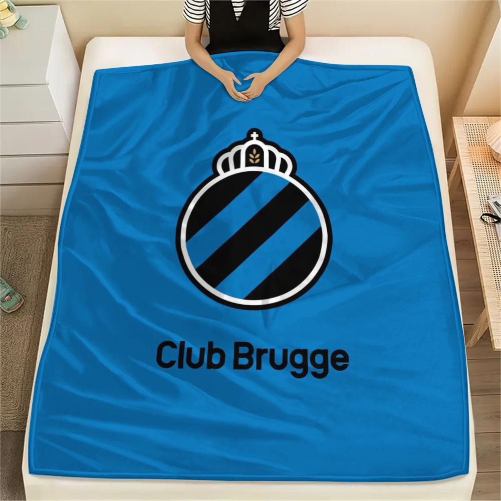 1PC Club Brugge KV Print FlAannel Blanket, High Quality Comfortable for All Seasons, Home Decor, Warmth and Comfort
