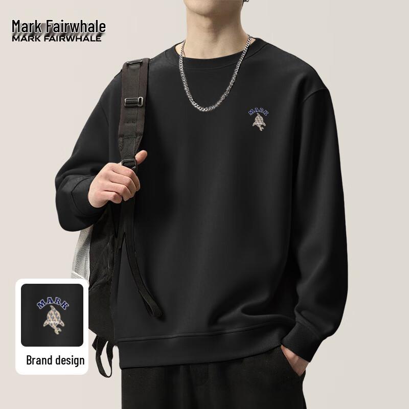 

Mark Fairwhale Men s Old Money Shark Graphic Pullover Sweatshirt 3XL