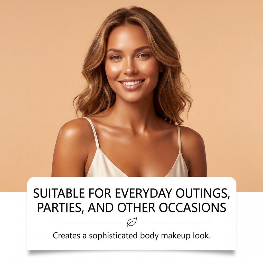 Zephoco Bronze Body Concealer Cream, Natural Skin Tone Coverage, Long-Lasting Flawless Finish, Waterproof & Sweatproof, Oil-Control 100ml