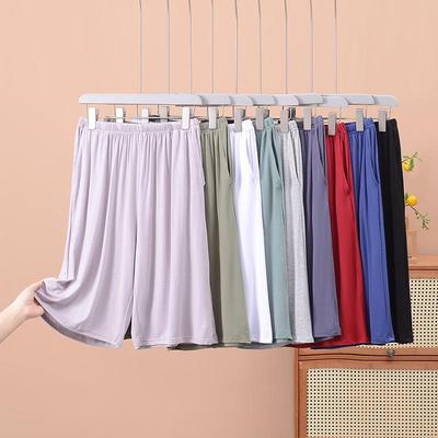Pantalones Cortos Sueltos de Modal para Hombre Tallas Grandes, Ropa Casual Deportiva y para el Hogar, Colección Verano 2025