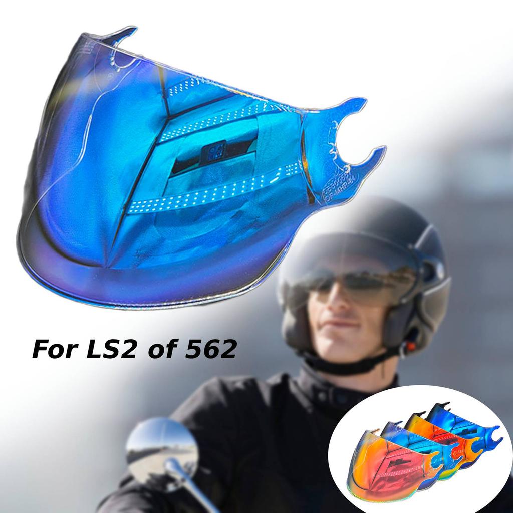 Motorcycle Helmets Visor Lens Replacement PC Motorcycle Wind Cover Lens for LS2 of 562  Helmets Parts Accessories 27x17x 13cm